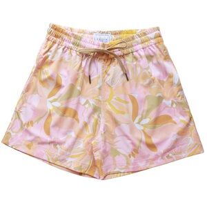 Baiia Floral Swim Trunks Mens Bermuda Boardshorts 36